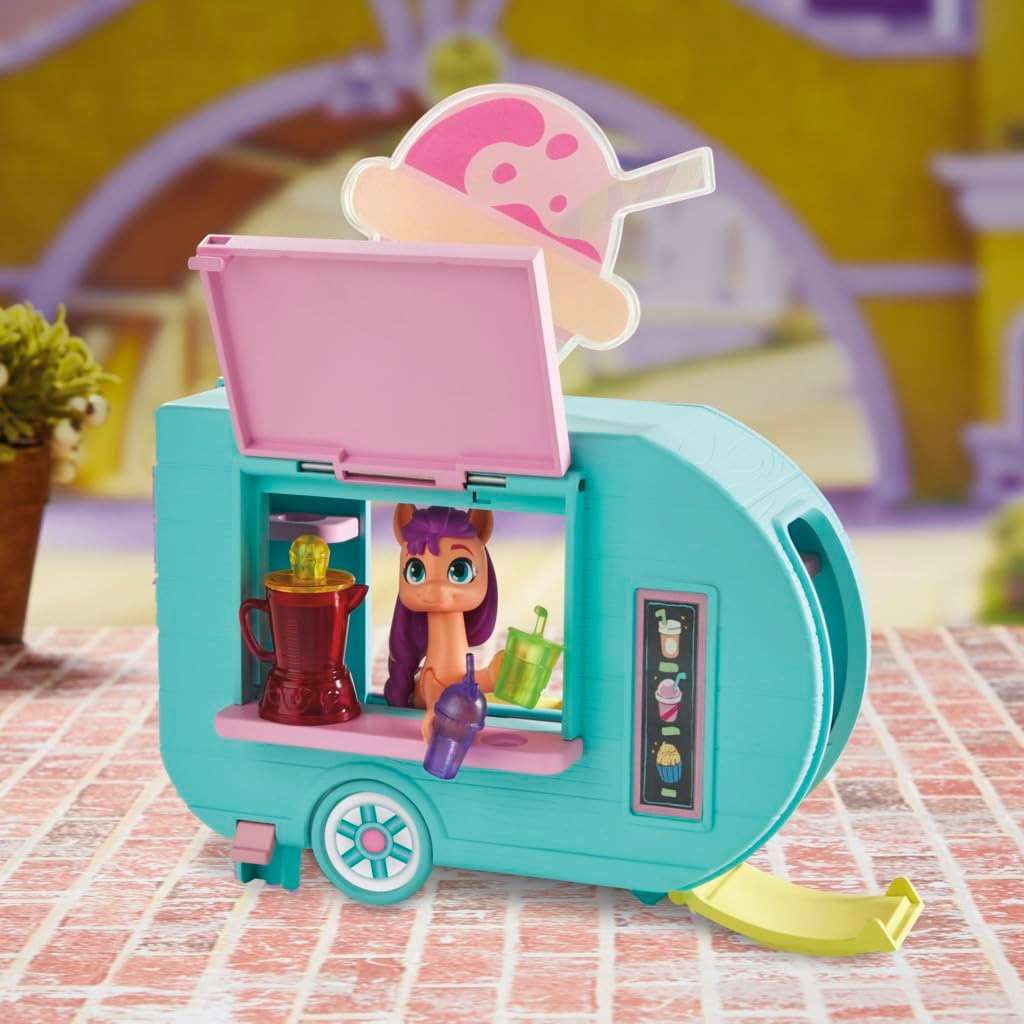My Little Pony Playset Sunny Starscout Smoothie Truck Set, Hoof to Heart Pony Doll, Toys for Girls and Boys 5 Years Old+ - Image 3