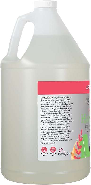 Ginger Lily Farms Botanicals All-Purpose Foaming Hand Soap Refill, 100% Vegan & Cruelty-Free, Apple Pear Scent, 1 Gallon (128 fl oz) - Image 3