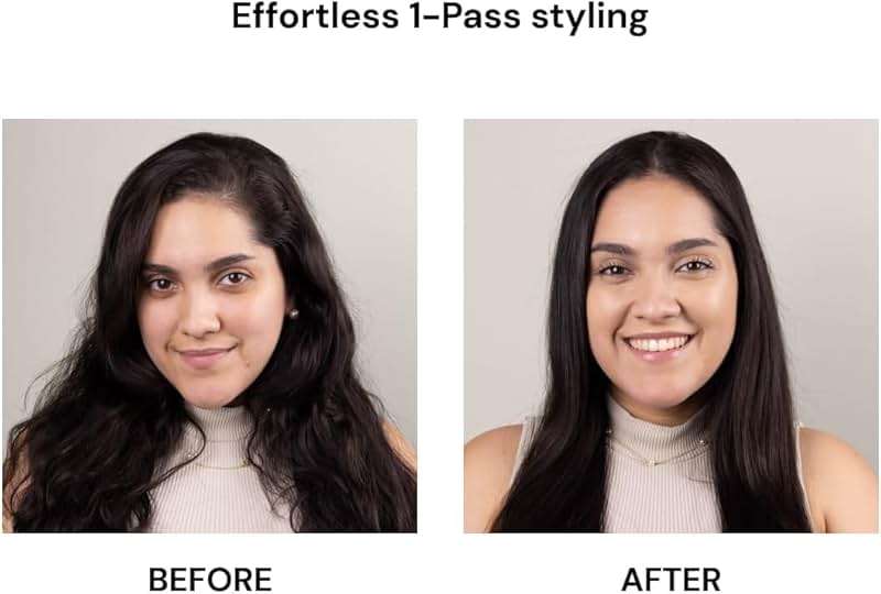 L'ANGE HAIR Le Ceramique 1-Pass Flat Iron Hair Straightener | Fast Heating Ceramic Flat Iron | Best Hot Tools Professional Hair Straightener to Lock in Moisture & Shine | (Blush) - Image 7