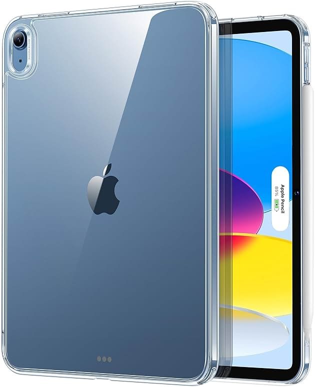ESR for iPad (A16) 11th/10th Generation Case(2025/2022), Thin and Lightweight, Yellowing Resistant, Hard Acrylic Back, Air-Guard Corners, Flexible Frame, Classic Hybrid Back Cover, Clear - Product Image