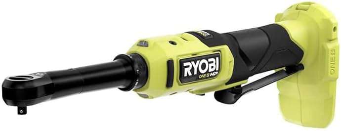 RYOBI ONEAND HP 18V BRUSHLESS Cordless 1/4 in. Extended Reach Ratchet Tool ONLY PBLRC01B - Image 1