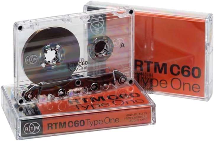RTM C60 | Type One 60 Minute Blank Music Cassette | Ideal for Audio Recording | Studio Quality | Single Cassette - Image 2