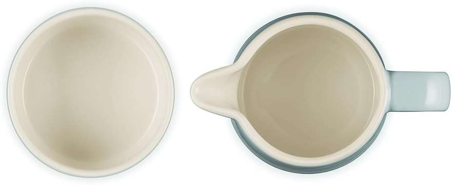 Le Creuset Stoneware Signature Cream & Sugar Set, Sea Salt - Image 5