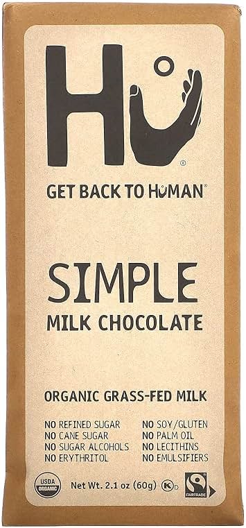 Hu Simple Milk Chocolate Bar, 2.1 Ounce Bar, 1 Count - Product Image