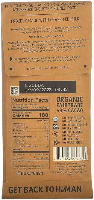 Hu Simple Milk Chocolate Bar, 2.1 Ounce Bar, 1 Count - Image 2