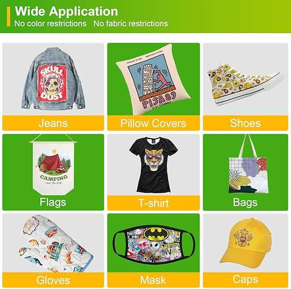 CenDale 1KG/35.2OZ White DTF Transfer Powder: Hot Melt Adhesive Digital DTF Transfer Powder for Sublimation, Ideal for All Fabrics Including Jeans/Cotton T-Shirts, Compatible with DTF/DTG Printers - Image 6