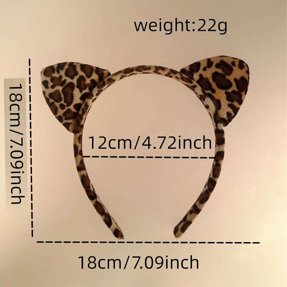 Spenlly Women Girls Cat Ears Headband Cute Hairband Headwear Cosplay Halloween Party Costume Hair Accessories - Image 7