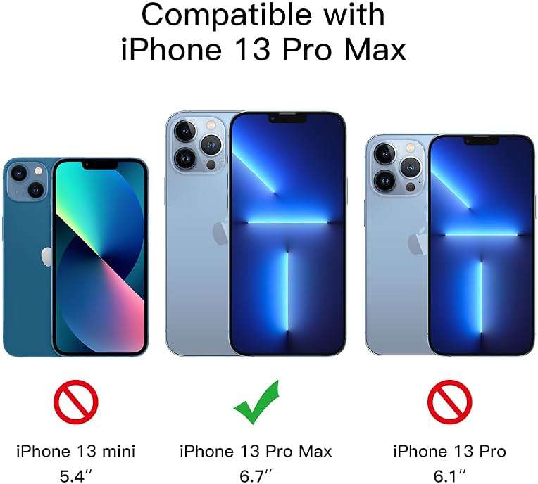 JETech Privacy Full Coverage Screen Protector for iPhone 13 Pro Max 6.7-Inch, Anti-Spy Tempered Glass Film, Edge to Edge Protection Case-Friendly, 2-Pack - Image 3
