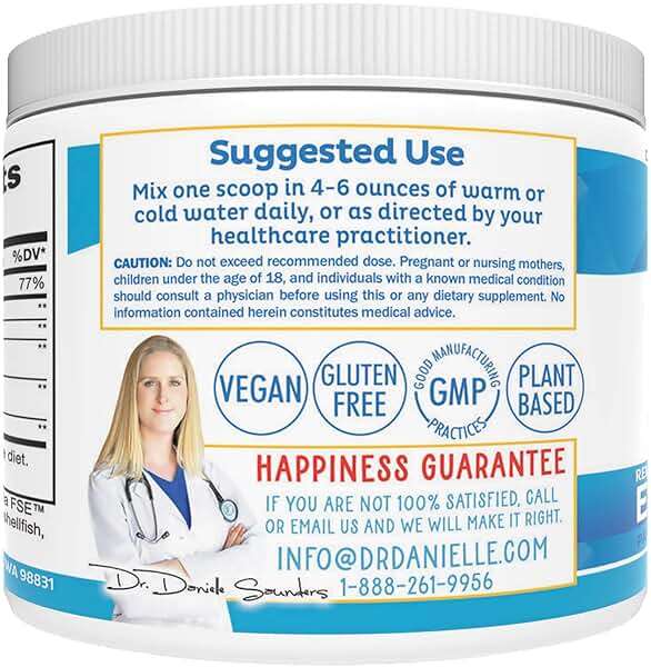 Zenbliss Calming Magnesium Drink Mix for Relaxation & Muscle Comfort – Magnesium Powder Supplement for Stress Support – By Dr. Danielle - Image 5