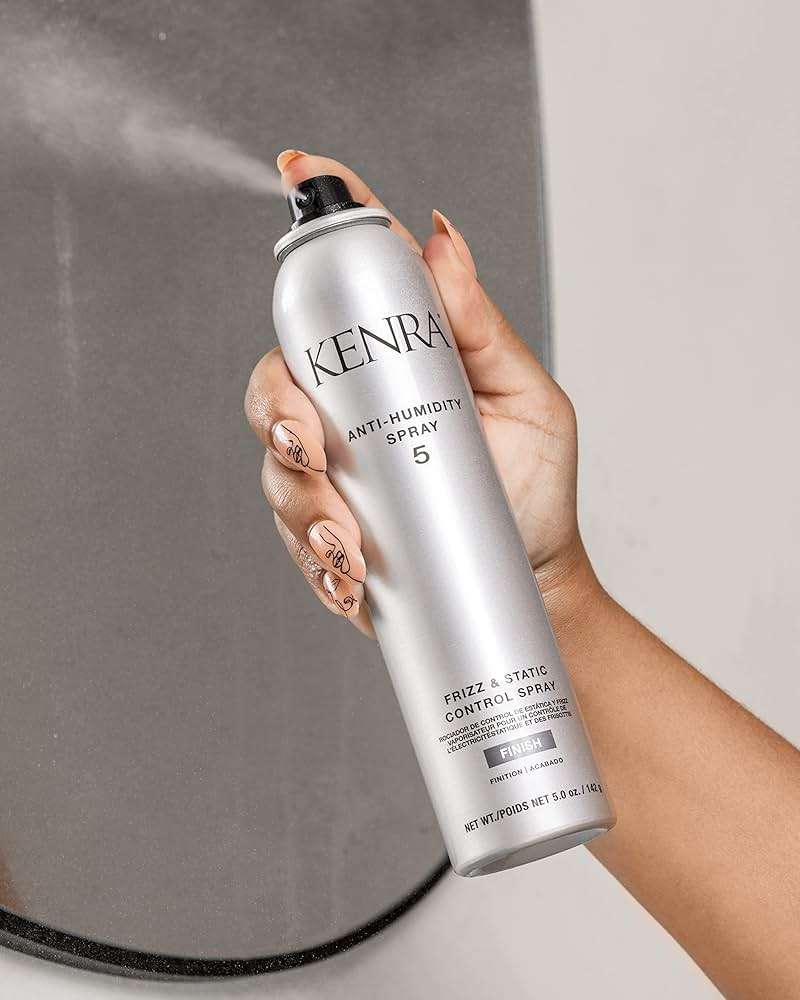 Kenra Anti-Humidity Spray 5 | Frizz & Static Control Spray |72-Hour Humidity Resistance & Protection | Lightweight, Low Hold Formula | Thermal Protection - Image 5