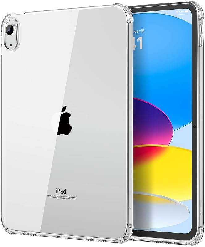 MoKo Clear Case for iPad (A16) 11th Generation 2025 11-inch/10th Generation 2022 10.9 inch, Lightweight Soft TPU, Anti-Scratch Ultra Slim Protective Tablet Cover, Shockproof Impact Resistant, Clear - Image 1