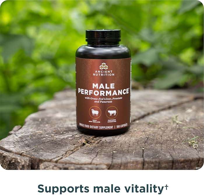 Ancient Nutrition Organ Supplements for Men, Grass-Fed and Wild Organ Complex Capsules, Liver, Prostate, Pancreas Supports Male Performance, Healthy Aging, 180 Ct - Image 4