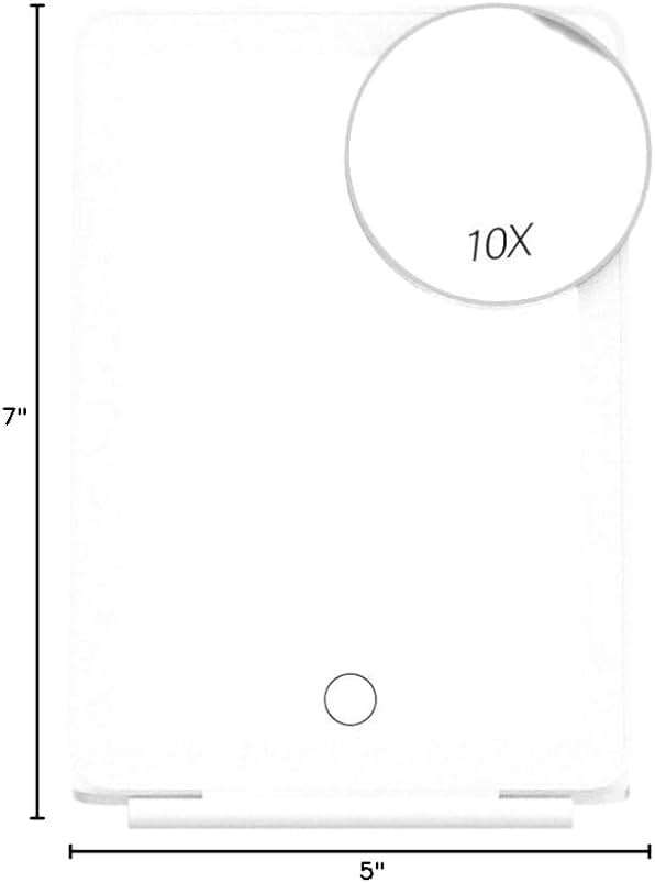 miroposs Rechargeable Makeup Mirror for Travel, Vanity Mirror with 80LEDs, 3 Color Light, 2000mAh Battery, Portable Ultra Slim Lighted Mirror, Travel Essential - Image 2