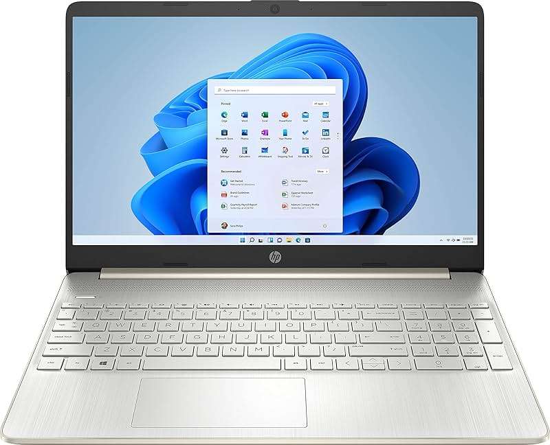 HP 15.6-inch Touch-Screen Laptop, 11th Generation Intel Core i7-1165G7, Intel Iris Xe Graphics, 16 GB RAM, 512 GB SSD, Windows 11 Home (Natural Silver) - Image 1