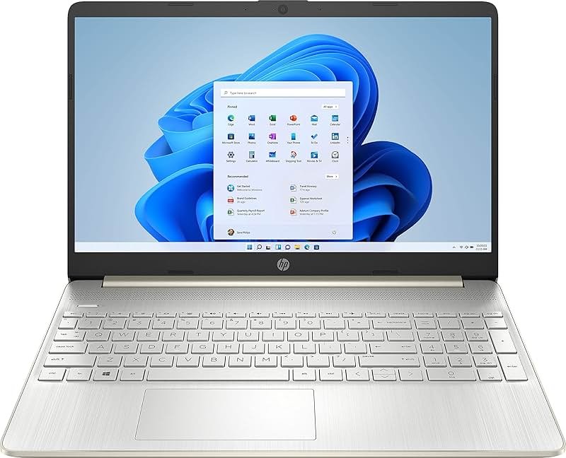 HP 15.6-inch Touch-Screen Laptop, 11th Generation Intel Core i7-1165G7, Intel Iris Xe Graphics, 16 GB RAM, 512 GB SSD, Windows 11 Home (Natural Silver) - Product Image