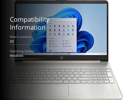 HP 15.6-inch Touch-Screen Laptop, 11th Generation Intel Core i7-1165G7, Intel Iris Xe Graphics, 16 GB RAM, 512 GB SSD, Windows 11 Home (Natural Silver) - Image 3