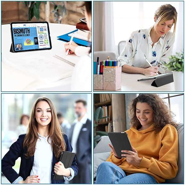 ProCase for iPad (A16) 11th Generation 11 Inch 2025/ iPad 10th Generation 10.9 Inch 2022 Case, Slim Smart Cover with Translucent Hard Shell Back, Supports Touch ID, Auto Wake/Sleep -Black - Image 7