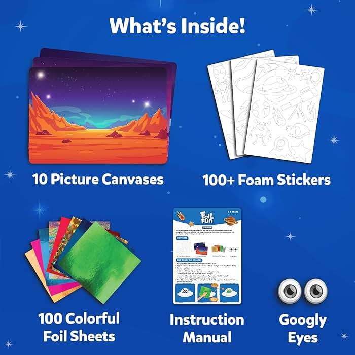 Skillmatics Foil Fun - Space, No Mess Art for Kids, Craft Kits & Supplies, DIY Creative Activity, Travel Toys, Gifts for Boys & Girls Ages 4, 5, 6, 7, 8, 9 - Image 3