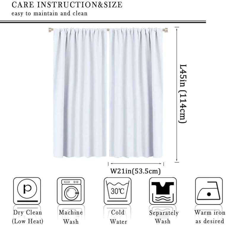 Fashion Blackout Curtains, Cosmetic and Makeup Theme Pattern Perfume Lipstick Nail Polish Brush Room Darkening Rod Pocket Windows Door Curtain for Bedroom Living Room Home Decor 42x45in - Image 3