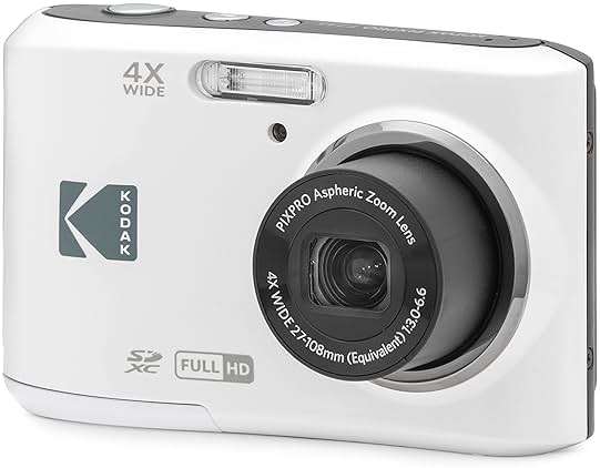 KODAK PIXPRO Friendly Zoom FZ45-WH 16MP Digital Camera with 4X Optical Zoom 27mm Wide Angle and 2.7" LCD Screen (White) - Image 4
