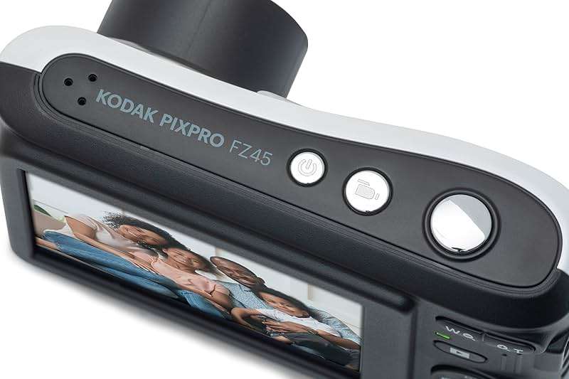 KODAK PIXPRO Friendly Zoom FZ45-WH 16MP Digital Camera with 4X Optical Zoom 27mm Wide Angle and 2.7" LCD Screen (White) - Image 7