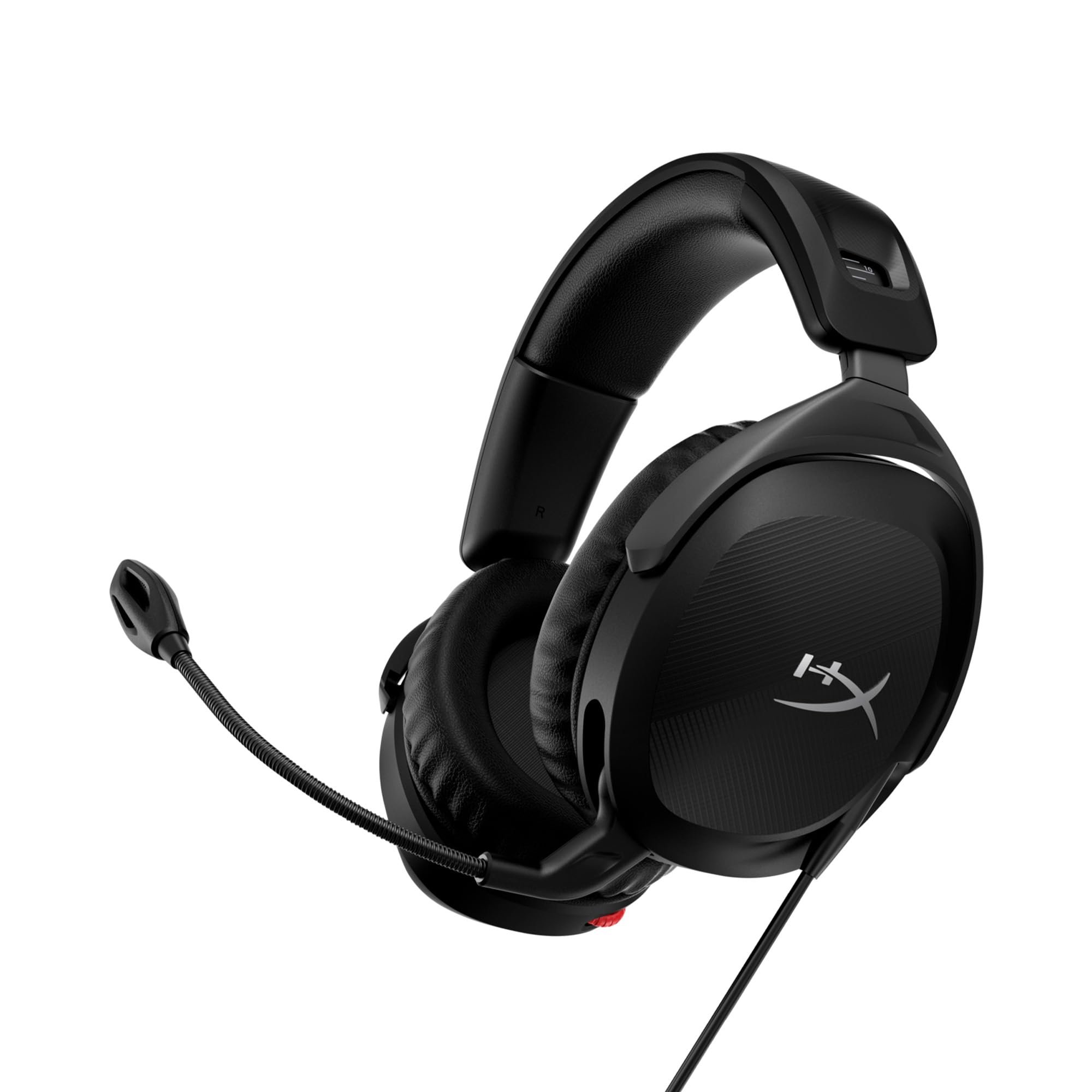 HyperX Cloud Stinger 2 – Gaming Headset, DTS Headphone:X Spatial Audio, Lightweight Over-Ear Headset with mic, Swivel-to-Mute Function, 50mm Drivers, PC Compatible, Black - Product Image