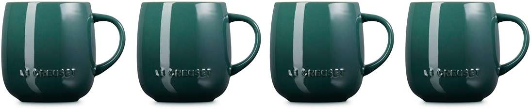 Le Creuset Stoneware Set of 4 Heritage Mugs, 13 oz. each, Artichaut - Image 4