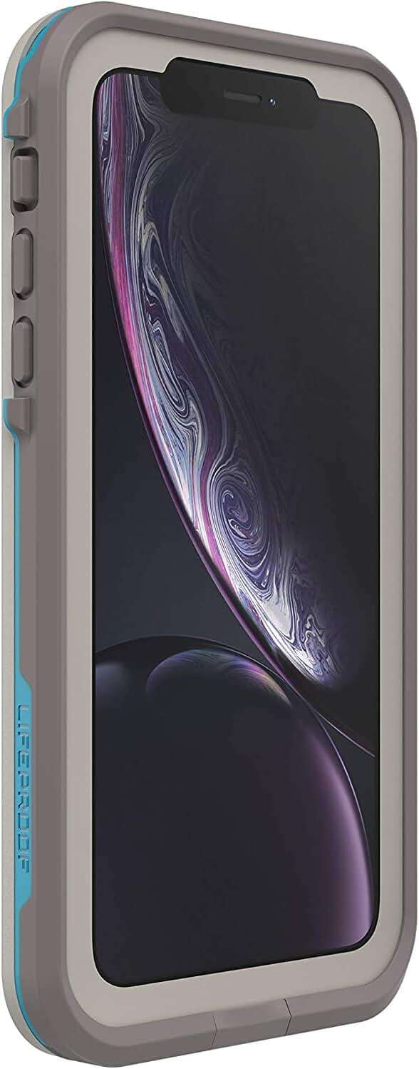 LifeProof FRĒ Series Waterproof Case for iPhone XR (Only) - with Cleaning Cloth - Non-Retail Packaging - Body Surf (Cement/Gargoyle/Hawaiian Ocean) - Image 6