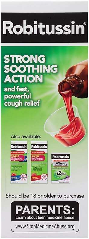 Robitussin Adult Maximum Strength Cough Plus Chest Congestion DM Max, Cough Suppressant and Expectorant, Raspberry Flavor, 8 Fl Oz x 2 - Image 11