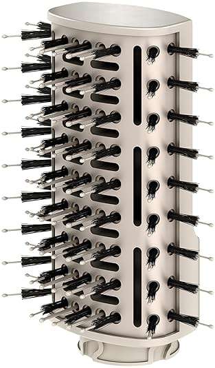 Shark XSKHD4PBA FlexStyle Paddle Brush, Attachment for FlexStyle Blow Dryers, Hair Drying & Styling Tool, Hot Air Brush Straightening for Straight, Wavy, Curly, and Coily Hair, Stone - Image 1