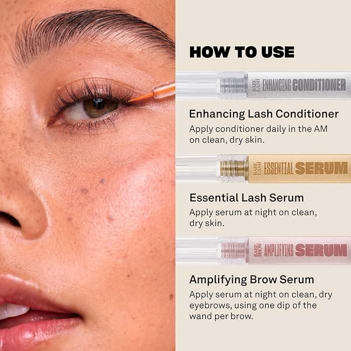 Babe Original Triple Threat Mini Set, Includes Babe Lash Essential Serum & Enhancing Conditioner + Babe Brow Amplifying Serum, 1 mL, 3 Pack - Image 6