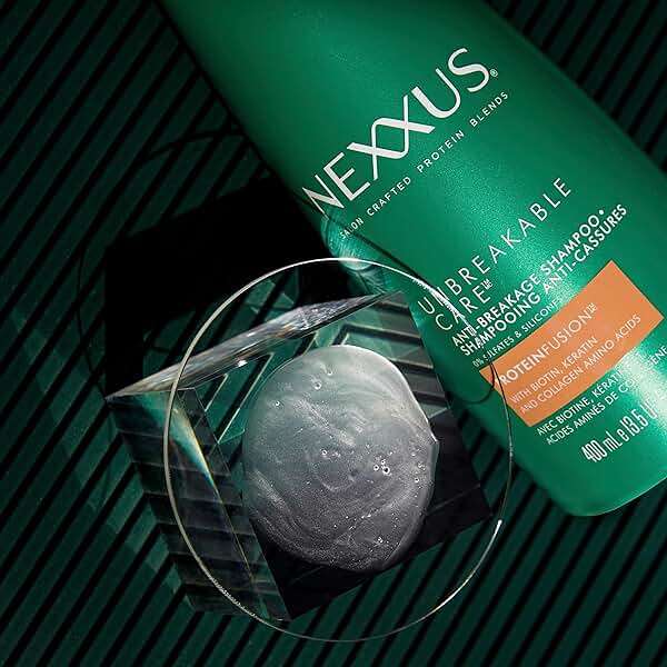 Nexxus Unbreakable Care Anti-Breakage Shampoo With Keratin, Collagen, Biotin For Fine And Thin Hair Sulfate Free Shampoo 13.5 oz - Image 8