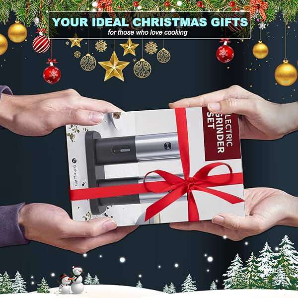 Rechargeable Electric Salt and Pepper Grinder Set with Charging Base, DERGUAM Stainless Steel Pepper Grinder with Adjustable Coarseness and Led Light - Image 9