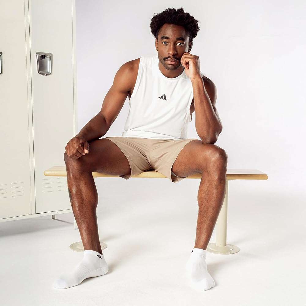adidas Men's Athletic Cushioned Low Cut Ankle Socks (6 Pairs) Durable & Comfortable - Image 2