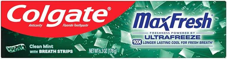 Colgate MaxFresh Clean Mint Toothpaste, 6.3 oz - Image 1
