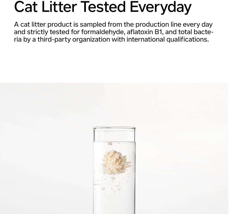 pidan Tofu Cat Litter Clumping,Flushable,Ultra Absorbent and Fast Drying, 100% Natural Ingredients Litter,Solubility in Water,Really Dust-Free,Less Scattering (5.3lb×1bag) - Image 6