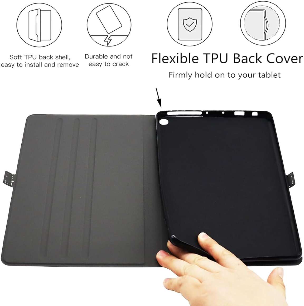 Viclowlpfe Amazon Kindle Fire HD 10 and Fire HD 10 Plus 10.1" Tablet Case (13th/11th Generation 2023/2021 Release), Slim Fit Leather Stand Smart Cover with Auto Sleep/Wake, Cute Bird - Image 3