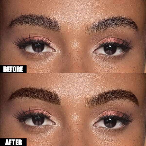 Cilrofelr Tattoo Peel Off Eyebrow Gel, Easy Tattoo Brow Peel Off Gel, Last Up to 3 Days, Waterproof, Transfer-proof, For Fuller & Defined Looking Brows, Dark Brown (2 Pack) - Image 3