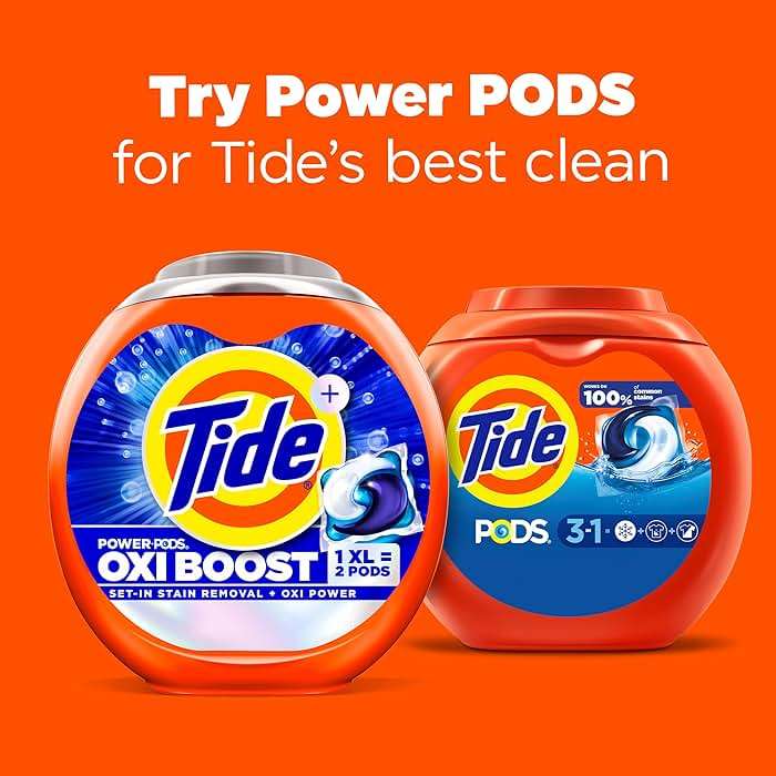 Tide PODS laundry detergent pacs, 3-in-1 Stain Remover, Odor Fighter, Color Protector, 112 Count, HE compatible, Original Scent - Image 11
