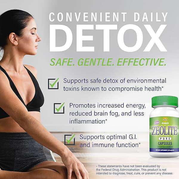 Zeolite Pure Capsules | Zeolite Detox, Extra Strength | Pure, Full Body Cleanse for Women, Men | Activated Organic, Food Grade Clinoptilolite Powder 94%, 90 Caps (81 Grams), 6 Wk to 3 Mo Supply - Image 3