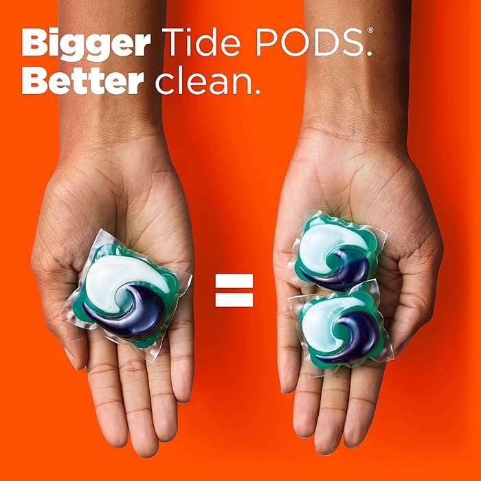 Tide Power Pods Laundry Detergent Pacs with Febreze, 32 Count, Spring & Renewal Scent, Febreze Freshness with Odor Eliminators - Image 4