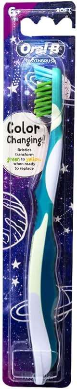 Oral-B Pro-Health Junior CrossAction Galaxy Toothbrush, Ages 6+, Soft - Pack of 6 - Image 10