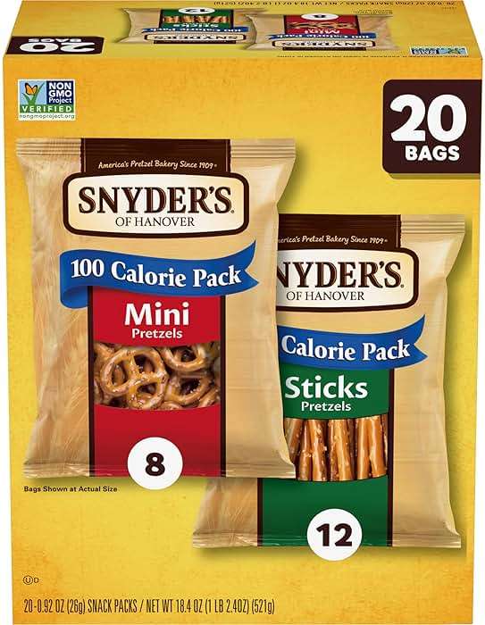 Snyder's of Hanover Variety Pack Pretzels, 20 Count 0.92 Oz - Image 1