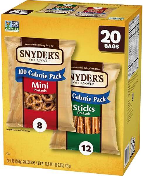 Snyder's of Hanover Variety Pack Pretzels, 20 Count 0.92 Oz - Image 6