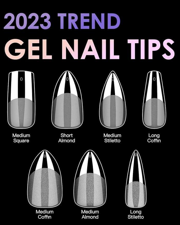 Soft Gel Nail Tips Medium Stiletto, 120PCS Pre Buff Full Cover Shaped Nail Extenison Tips Half Matte Gel Nail Tips BORNBYME - Image 5