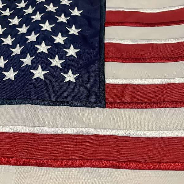 Bradford Embroidered American Garden Flag 12x18 Double Sided, Small American USA Garden Flag for Outside America Yard Lawn Heavy Duty - Image 5
