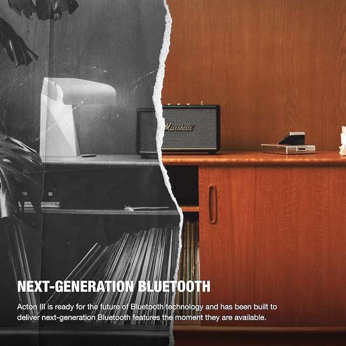 Marshall Acton III Bluetooth Home Speaker, Black - Image 4