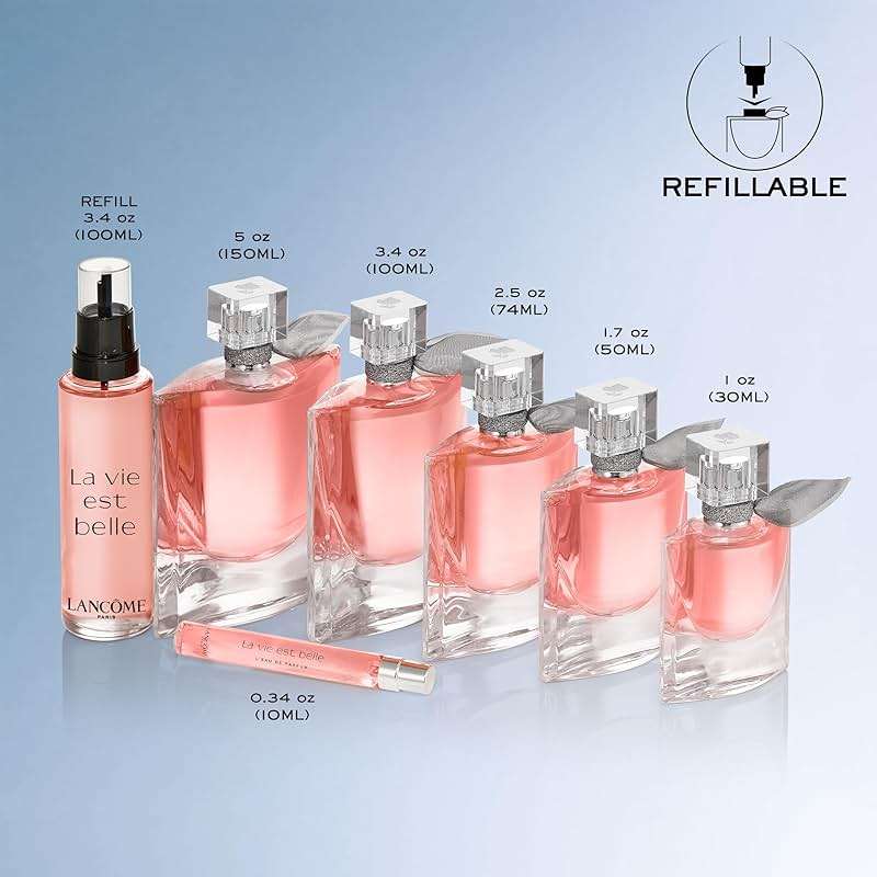 Lancôme La Vie Est Belle Eau de Parfum - Long Lasting Fragrance with Notes of Iris, Earthy Patchouli, Warm Vanilla & Spun Sugar - Floral & Sweet Women's Perfume - Image 4
