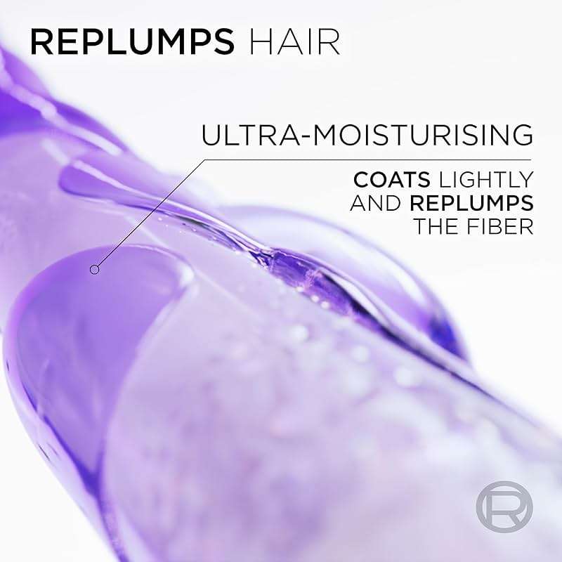L'Oreal Paris Elvive Hyaluron Plump Hydrating Conditioner for Dehydrated, Dry Hair Infused with Hyaluronic Acid Care Complex, Paraben-Free, 26.5 Fl Oz - Image 9