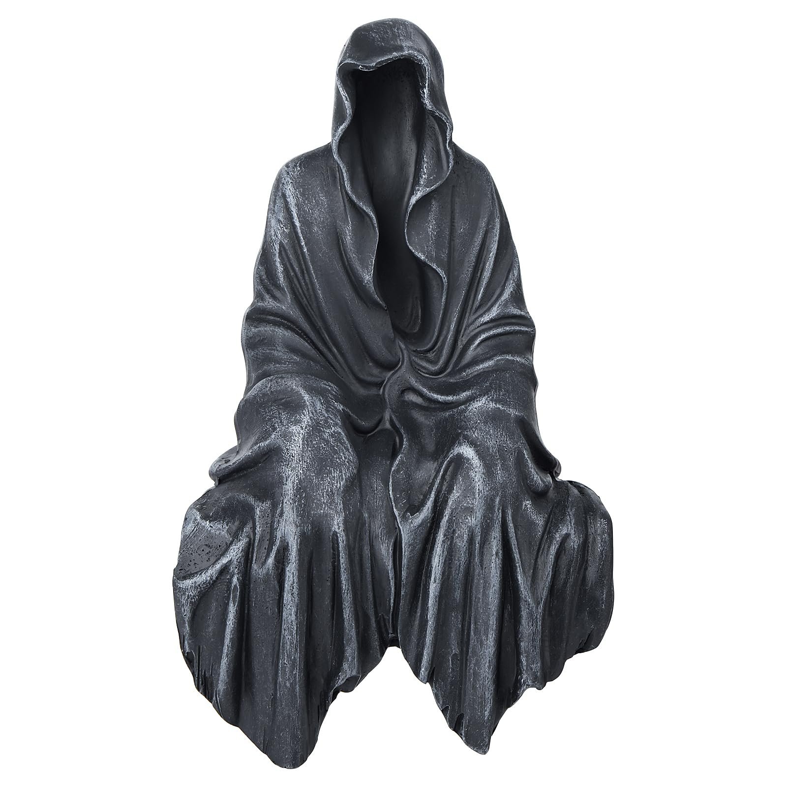 SHOWFEICAT Resin Tabletop Gothic Decor Sitting Statue, Resin Statue Gothic Decor, Fits On Sturdy Shelf and Has A Cool Mystic Look 5.1 Inch - Product Image